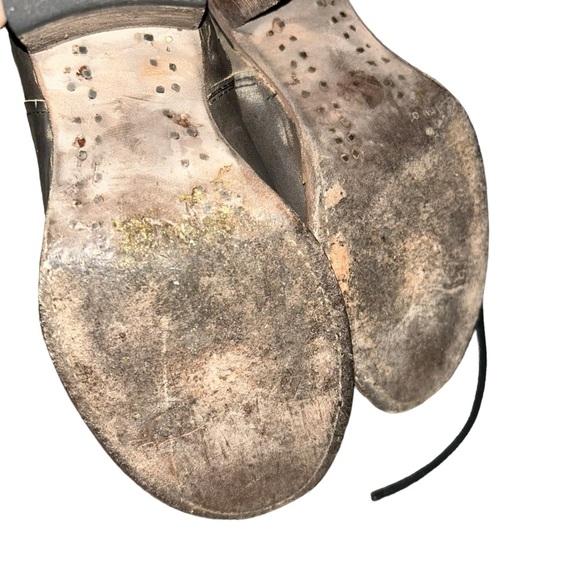 FREEBIRD by Steven Carolina Boots Brown Leather Over The Knee Distressed tall 8 - Picture 8 of 9